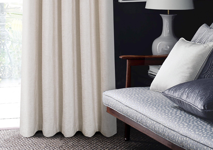 Amberley Eyelet, Natural - Ready Made Curtains - Image 6